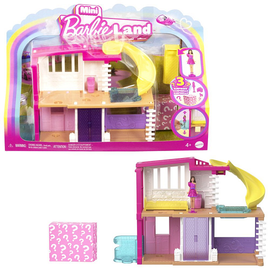 Mattel Barbie MINI BARBIELAND DOMEČEK - MALIBU DŮM Mattel Barbie MINI BARBIELAND DOMEČEK - MALIBU DŮM