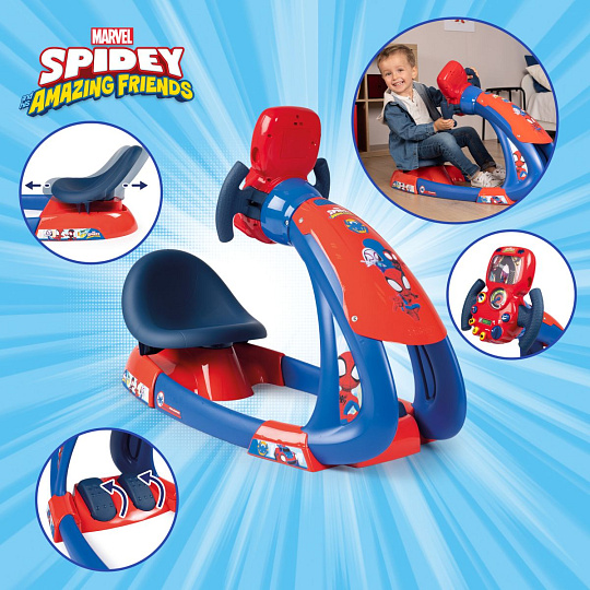 Smoby Spidey Trenažér V8 Driver Smoby Spidey Trenažér V8 Driver