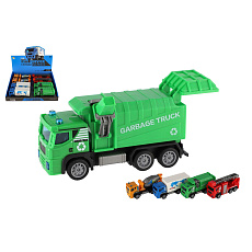 Teddies Auto nákladní plast 15cm na zpětné natažení 4 druhy