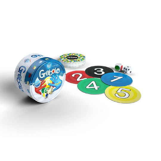 Grabolo společenská hra v plechové krabičce 8x8x5cm 8ks v boxu STRAGOO Grabolo společenská hra v plechové krabičce 8x8x5cm 8ks v boxu STRAGOO