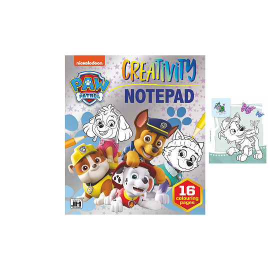 Jiri Models Blok k vybarvení - omalovánky Tlapková patrola/Paw patrol 22x25cm