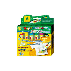 SMT Creatoys Fixy na textil vypratelné 6ks v krabičce 13x13cm