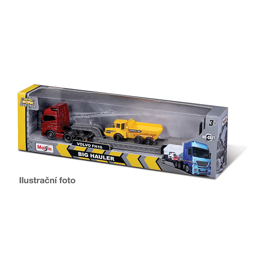 Maisto - Mini pracovní stroje, Sada velkého tahače, assort