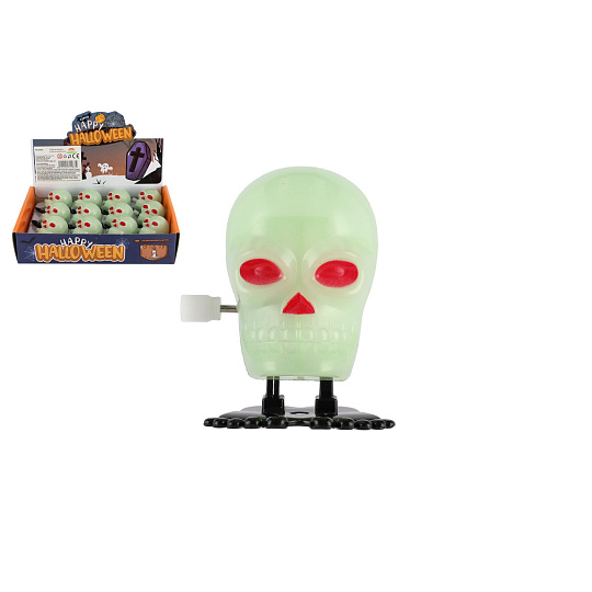 Teddies Lebka skákací na natažení plast 5cm Teddies Lebka skákací na natažení plast 5cm