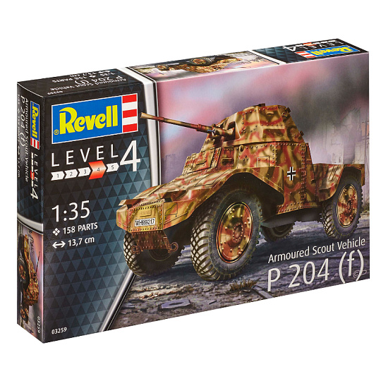 Revell 03259 Plastic ModelKit military - Armoured Scout Vehicle P 204 (f) (1:35)