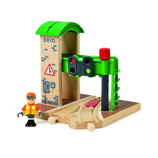 BRIO 33674 Signální stanice s výhybkou příslušenství k vláčkodráhám BRIO 33674 Signální stanice s výhybkou příslušenství k vláčkodráhám