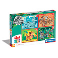 Clementoni Puzzle 4v1 Jurassic World