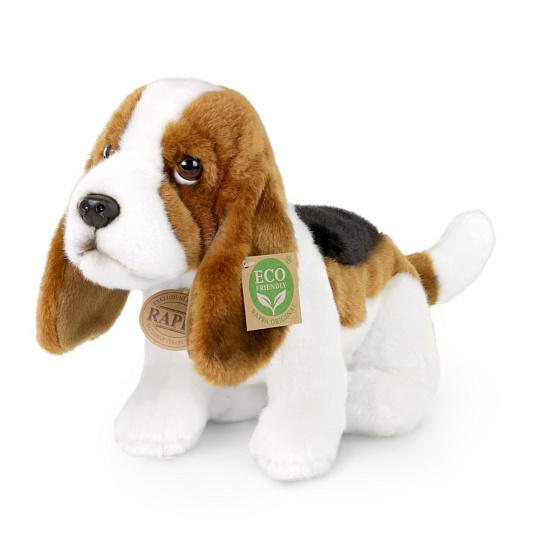 Rappa Plyšový basset 27 cm ECO-FRIENDLY