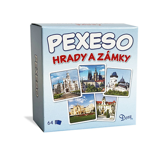 Rappa Pexeso Hrady a zámky ČR v krabičce Rappa Pexeso Hrady a zámky ČR v krabičce