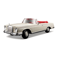 Maisto - 1967 Mercedes-Benz 280SE, Cabrio, krémová, 1:18 Maisto - 1967 Mercedes-Benz 280SE, Cabrio, krémová, 1:18