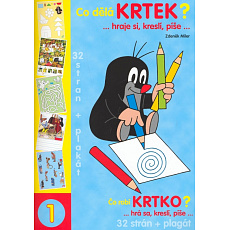 Rappa Omalovánka A4 book Co dělá Krtek?