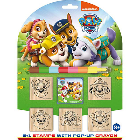 Jiri Models Razítka 5+1 s voskovkou Paw Patrol/Tlapková Patrola