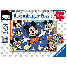 Ravensburger Disney: Mickey Mouse 2x24 dílků Ravensburger Disney: Mickey Mouse 2x24 dílků