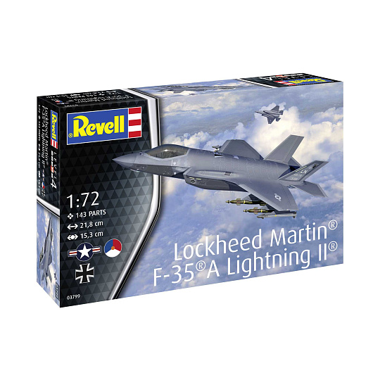 Revell Plastic ModelKit letadlo 03799 - F-35A (1:72)