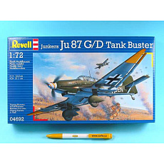 Revell Plastic ModelKit letadlo 04692 - Junkers Ju87 G/D Tank Buster (1:72)