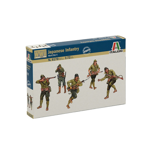 Italeri Model Kit figurky 6170 - WWII - JAPANASE INFANTRY (1:72) Italeri Model Kit figurky 6170 - WWII - JAPANASE INFANTRY (1:72)