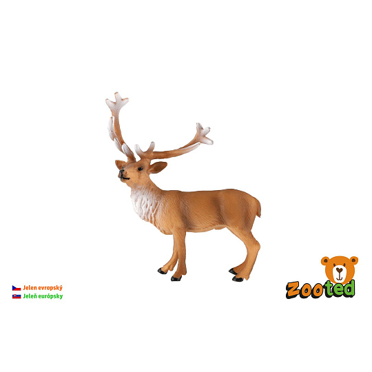 Jelen evropský zooted plast 16cm 
