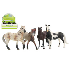 Kůň plast 15cm 4 barvy