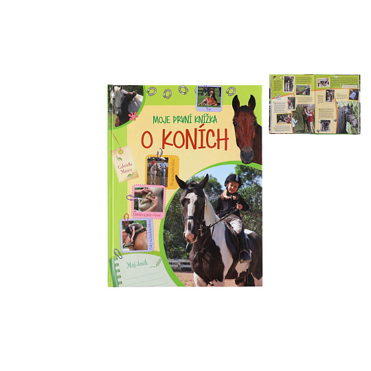 Moje první knížka o koních - Můj deník 22x28cm Moje první knížka o koních - Můj deník 22x28cm