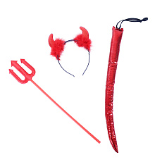 Rappa Čertovská sada s čelenkou hůlkou a ocasem