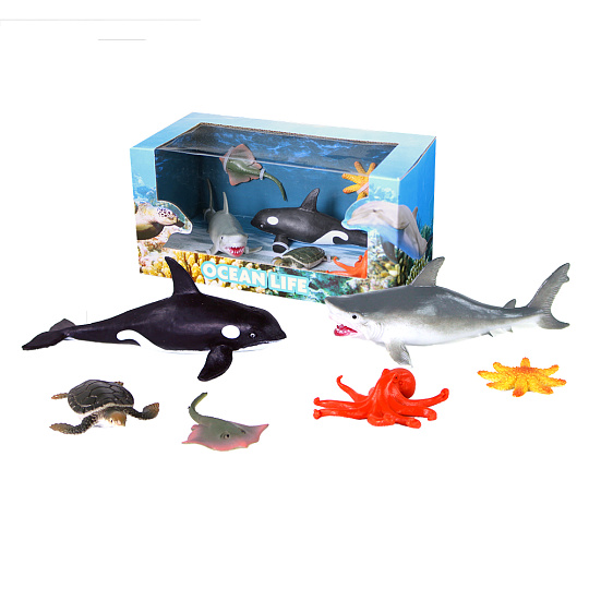 Rappa Zvířata mořská 6 ks v krabici