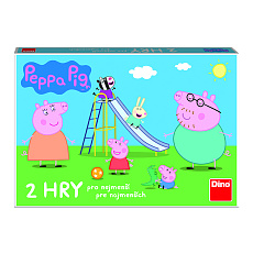 Dino PEPPA PIG POJĎ SI HRÁT A SKLUZAVKY Dětská hra