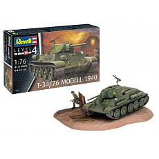 Revell Plastic ModelKit tank 03294 - T-34/76 Modell 1940 (1:76) Revell Plastic ModelKit tank 03294 - T-34/76 Modell 1940 (1:76)
