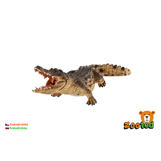 Krokodýl nilský zooted plast 18cm 