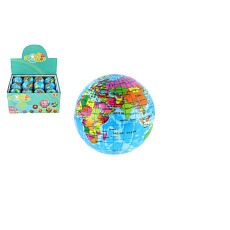 Teddies Míček zeměkoule pěnový 6cm