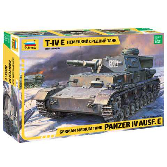 Zvezda Model Kit tank 3641 - Panzer IV Ausf.E (1:35)