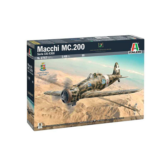 Italeri Model Kit letadlo 2767 - MACCHI MC.200 XXI serie (1:48) Italeri Model Kit letadlo 2767 - MACCHI MC.200 XXI serie (1:48)