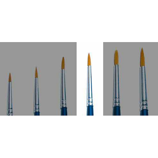 Italeri Brush Synthetic Round - SINGLE PACK 52204 - kulatý syntetický štětec (velikost 1)