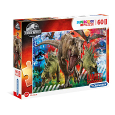 Clementoni Puzzle 60 dílků Maxi - Jurský svět