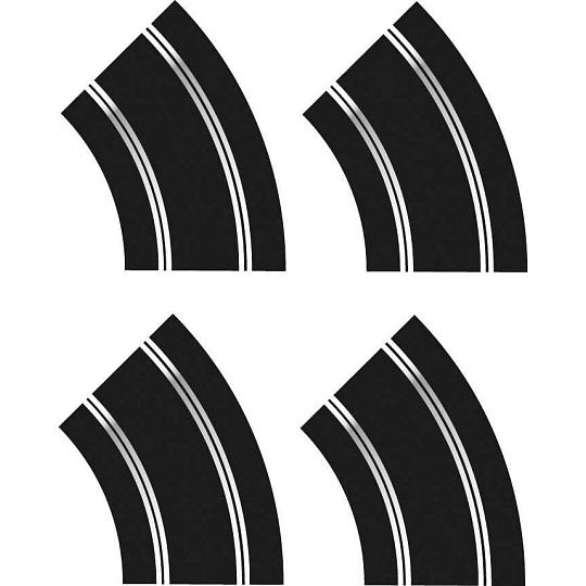 Scalextric Rozšíření trati SCALEXTRIC C8198 - Standard Straight and R2 Curve Track Extension Pack