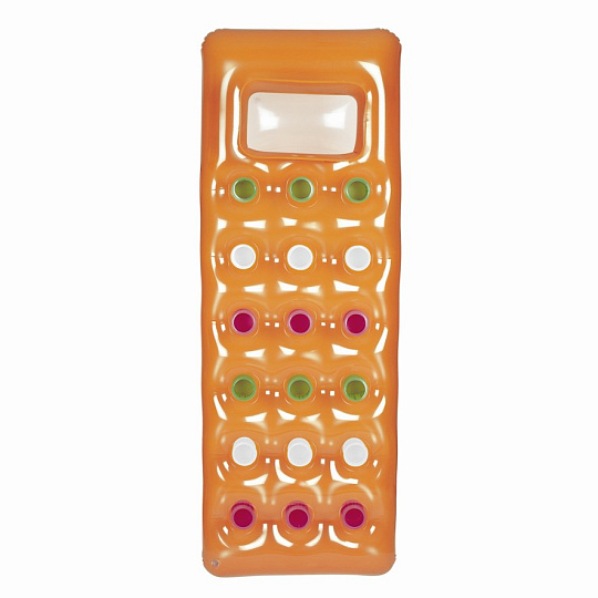 Bestway Nafukovací matrace s průzorem a prohlubněmi - 2 barvy (oranžová, modrá) 188x71 cm