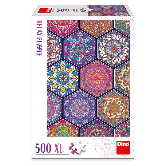 Dino MANDALY 500 XL relax Puzzle Dino MANDALY 500 XL relax Puzzle