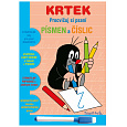 Akim Giochi Preziosi Stíratelný sešit "Procvičuj si písmena a číslice" + stíratelný popisovač - Krtek 1