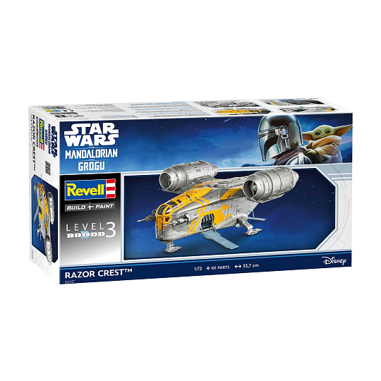 Revell Plastic ModelKit SW 06747 - The Mandalorian: Razor Crest (1:72) Revell Plastic ModelKit SW 06747 - The Mandalorian: Razor Crest (1:72)