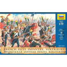 Zvezda Wargames (AoB) figurky 8042 - French Elite Infantry Voltigeurs (re-release) (1:72)