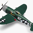 Academy Model Kit letadlo 12474 - P-47D "EILEEN" (1:72)