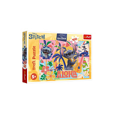 Puzzle Stitch a přátelé v akci 100 dílků 41x27,5cm v krabici 29x19x4cm
