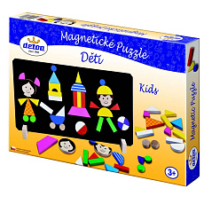Detoa Děti magnetické dřevěné puzzle Detoa Děti magnetické dřevěné puzzle