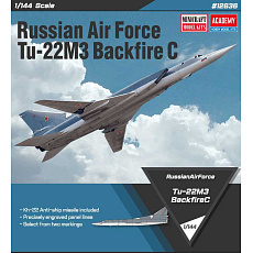 Academy Model Kit letadlo 12636 - Russian Air Force Tu-22M3 Backfire C (1:144)