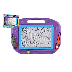 Teddies Magnetická tabulka kreslící s doplňky plast 32x24cm