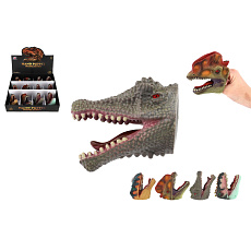 Teddies Maňásek hlava dinosaura guma 5x10cm mix druhů