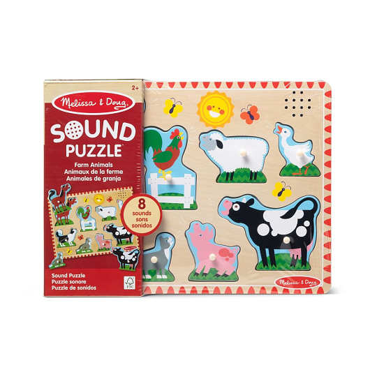 Spin Master MELISSA & DOUG PUZZLE SE ZVUKOVÝMI EFEKTY Spin Master MELISSA & DOUG PUZZLE SE ZVUKOVÝMI EFEKTY