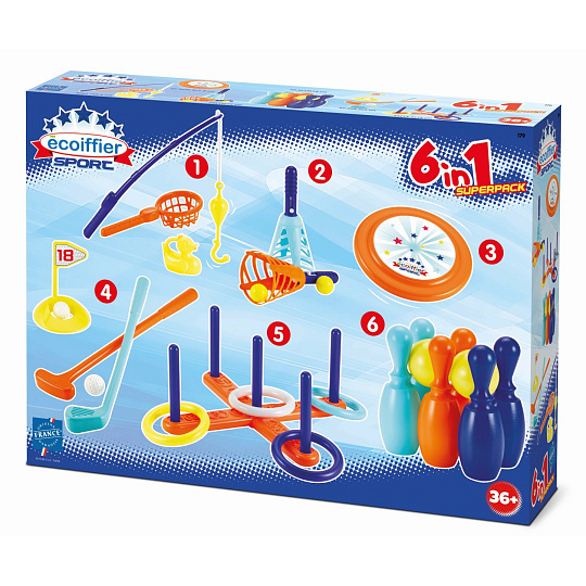 Ecoiffier Sada her 6 v 1