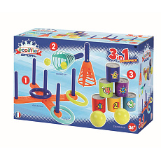 Ecoiffier Outdoor Ecoiffier Sada her 3 v 1