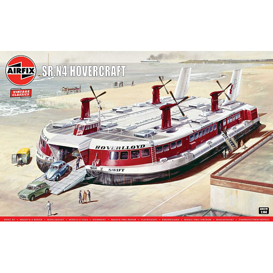 Airfix Classic Kit VINTAGE vznášedlo A09171V - SR.N4 Hovercraft (1:144) Airfix Classic Kit VINTAGE vznášedlo A09171V - SR.N4 Hovercraft (1:144)