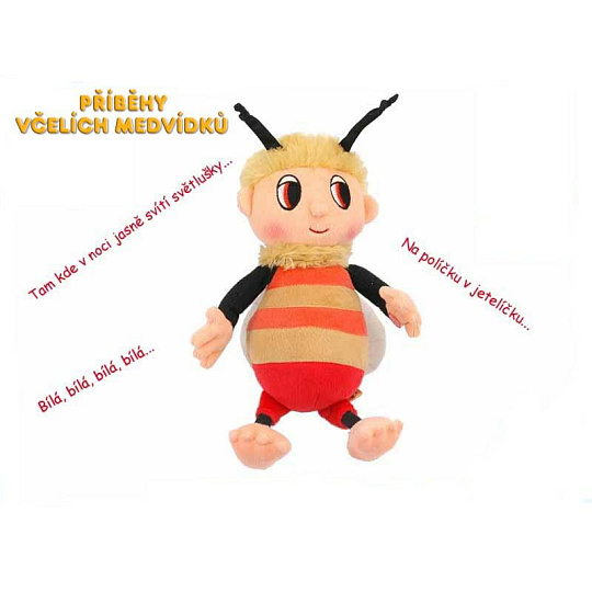 Mikro Trading Včelí medvídek Čmelda plyš česky zpívající 29cm na baterie 0+